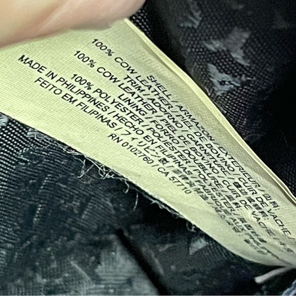 Kate Spade New York Colorblock Ivory Black Pebbled Leather Crossbody Small - Picture 8 of 15